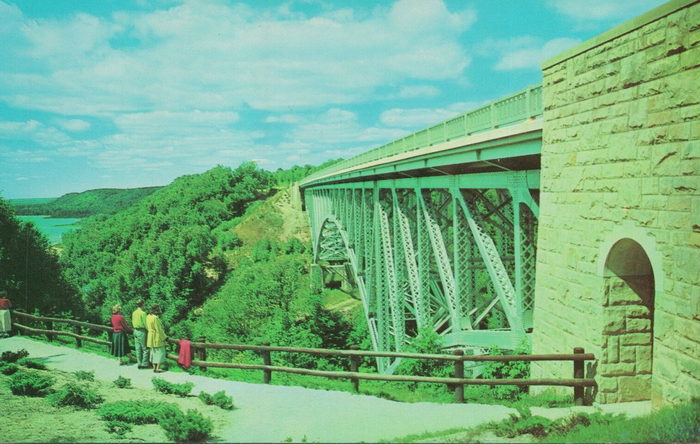 Cut River Bridge - Postcard (newer photo)